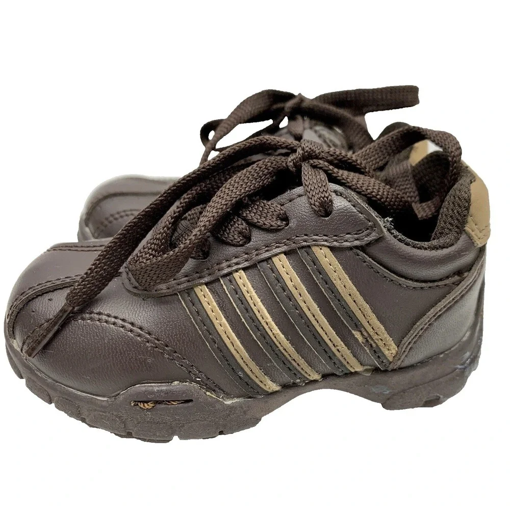 Backside 180 Toddler Boy Brown‎ Oxford Shoes Size 6.5